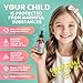 Zeolite Detox for Kids, 200mg Zeolite Liquid Drops with 1000mcg Vitamin B12, 250mg Organic Chlorella, 10 Billion CFU and Prebiotics for Gut Support & Speech, Immune, Bone, Energy, Strawberry, 60ML