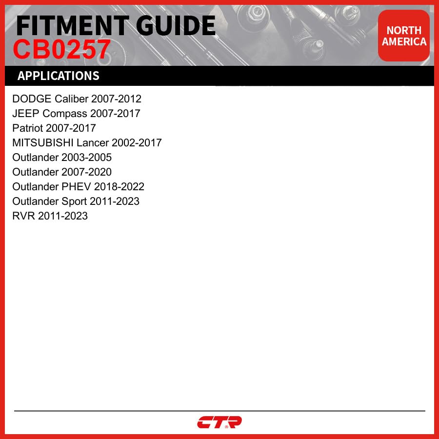 Lower CTR CB0257 [OE Supplier] Front Compatible With Ball Joint