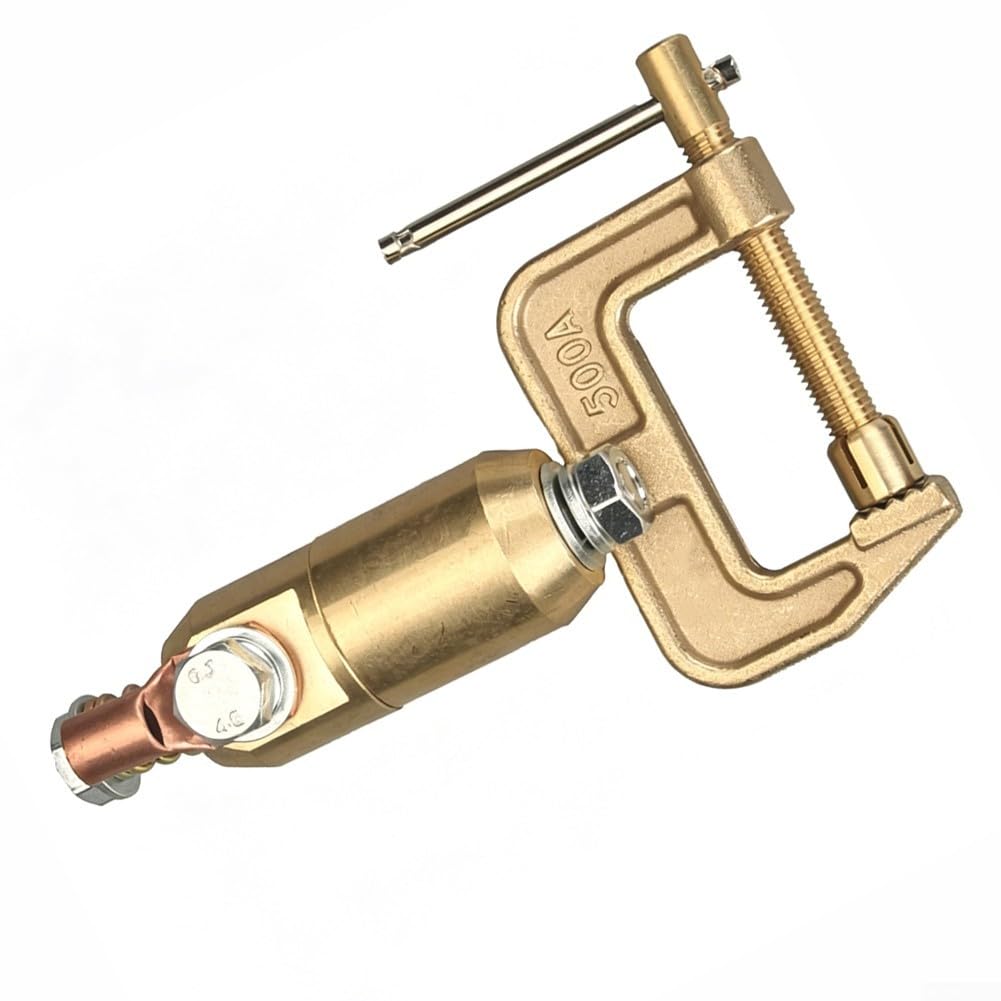 Adaptador de abrazadera de tierra giratoria 1000A con abrazadera en C de tierra de 500 A para soldadores de plasma MIG TIG y maquinaria de corte industrial