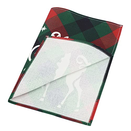 Image of Placemats Set of 6 Christmas Kitchen Table Mats Set of 4 Christmas Marble Kitchen Accessories Non Slip Placemats Reindeer Set of 6