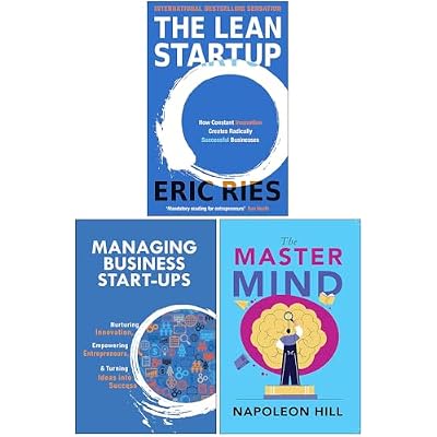 The Lean Startup, Managing Business Start-Ups & The Master Mind 3 Books Collection Set