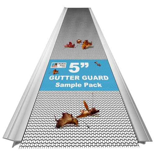 Sukhavati stainless steel gutter guard sample