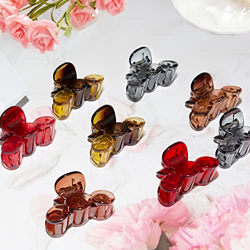 Cobinaan Acrylic Hair Claw Clips High Ponytail Fixed Tools Stylish Barrettes 2 Inch Hair Clips For Women Girls thumb #6