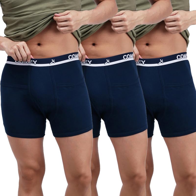 Image of Amul Comfy Men Cotton Solid Combo Pack(Assorted Colours May Vary)