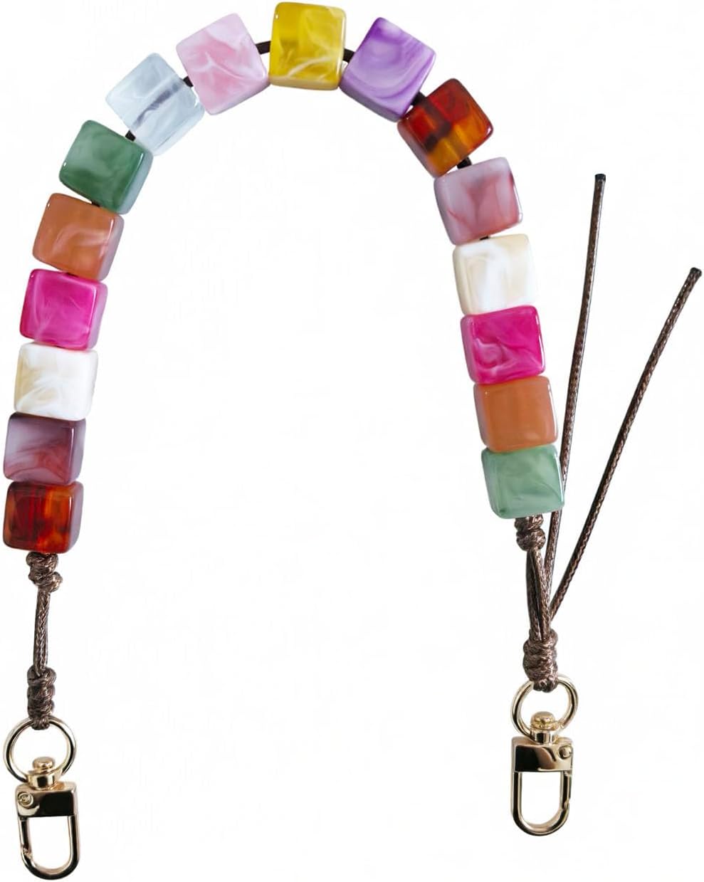 Resin Purse Chain Acrylic Bead Purse Strap Handle Replacement Purse Charm Handbag DIY Accessory