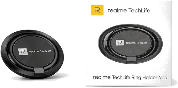 Ring Holder – 360° Döner Telefon Yüzük Tutucu, Selfie & Stand Desteği, Yapışkanlı Taban, Tüm Akıllı Telefonlarla Uyumlu, Siyah