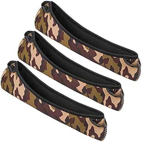 Yutetuter 3-Pack Scope Cover Waterproof Neoprene Scope Covers Optics Lens Cover 12" Camo Cover