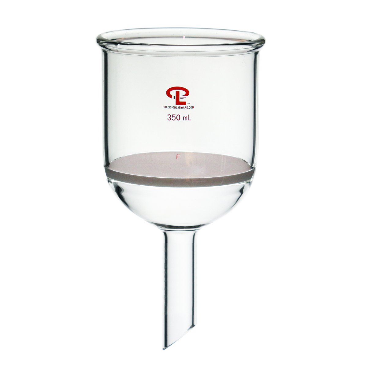 Precision 350 mL, Filter Funnel, Fine Porosity Fritted Disc, Buchner