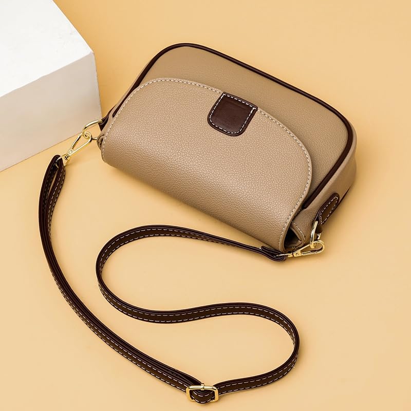 Crossbody Bag for Women Small Leather Classic Style Shoulder Bag with Detachable Strap HandBags Purses with Zipper Closure2