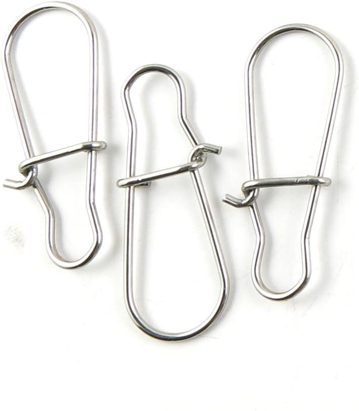 Fishing Swivel Sea Terminal Tackle Clip Connector Solid Coastlock Bulk Lots 08784 Enhanced Snap Test 100Kg 50MM Cross Lock