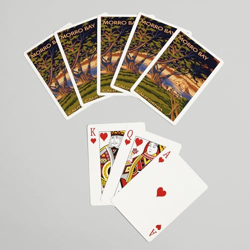 Morro Bay, California, Naipes de Poker, 52 cartas miniatura 7