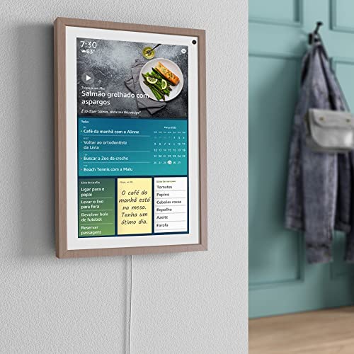 Nova Moldura para Echo Show 15 (Made for Amazon) - Cor Clara