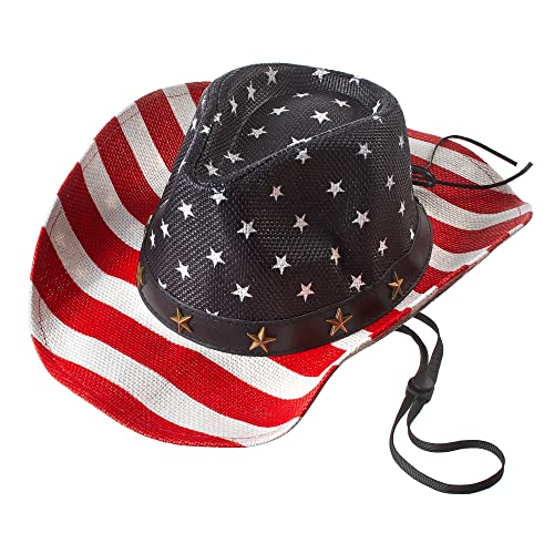 Green Sky Sturdy, Felt Cowboy Hat For Men, Women And Teens, Western Hat (Usa Flag) American Flag Cowboy Hat, Patriotic Cowboy Hat, Usa Flag Cowboy Hat #TOP4