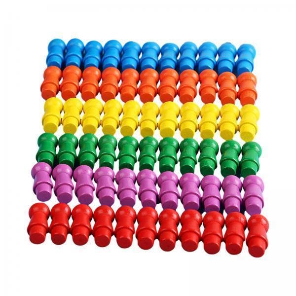 Toy 3x66 Pieces Piece Checkers Wooden Wooden Chess Pieces for Educational Toy Game Game Pieces, Parts-image-34