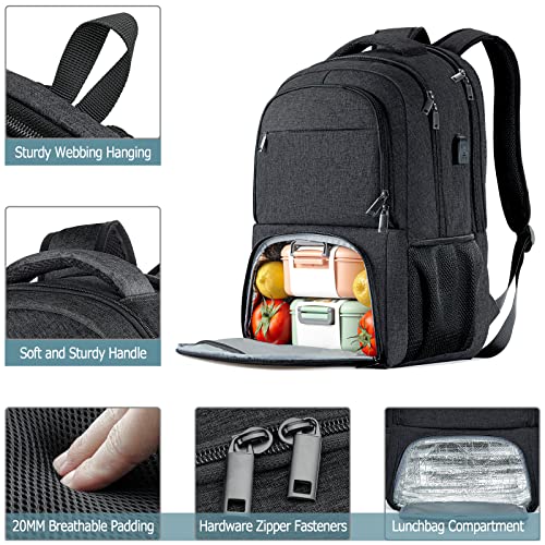 BIKROD Zaino Uomo Zaino per PC Portatile, 17