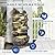 MAGIC UNION 6-Tier Cascading Rock Water Fountain, 27" H Outdoor Freestanding Rockery Fountain with LED Light and Pump, Outdoor Garden Waterfall Decor for Patio, Yard and Deck Decor, Natural Stone Look