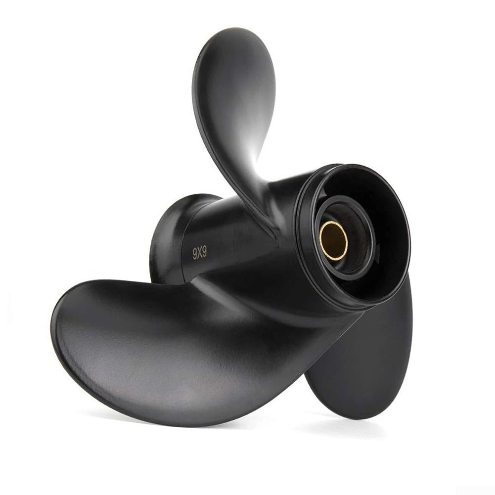 Hélice de moteur de bateau X1 48-828156A12 9x9 pour moteurs de bateau Mercury Hélice à 3 lames