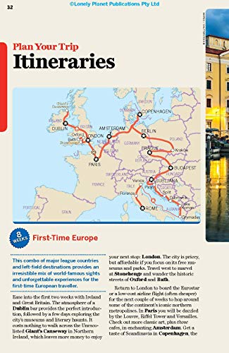 Lonely Planet Europe On A Shoestring (Travel Guide) #TOP7