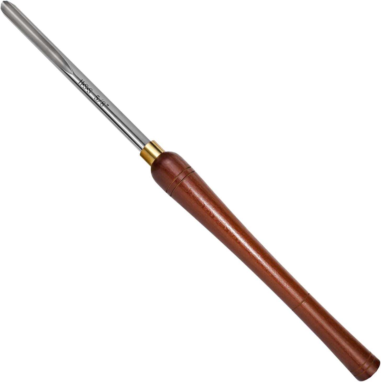 5/8" HSS Bowl Gouge with Side Grind(1/2" Flute), Wood Lathe Bowl Turning Tools Spindle Gouge Chisel.