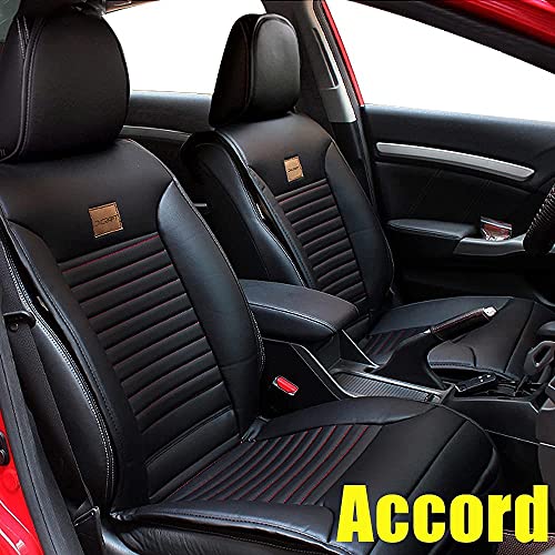 AOMSAZTO Car Seat Cover Custom Fit for Honda 2007-2021 Accord Faux Leather Seat Covers Full Set Compatible Airbag Accord Seat Protector Comfortable and Durable Black AOMSAZTO Car Seat Cover Custom Fit for Honda 2007-2021 Accord Faux Leather Seat Covers Full Set Compatible Airbag Accord Seat Protector Comfortable and Durable Black
