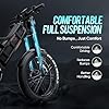 eAhora Romeo Pro (2024 Upgraded) Peak 1600W Electric Bike for Adults,60Ah 34MPH 140Miles Long Range Ebike, 26" Fat Tires Commuting Electric Mountain Bicycle with Full Suspension,7-Speed #3