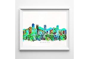 Denver Skyline Wall Art