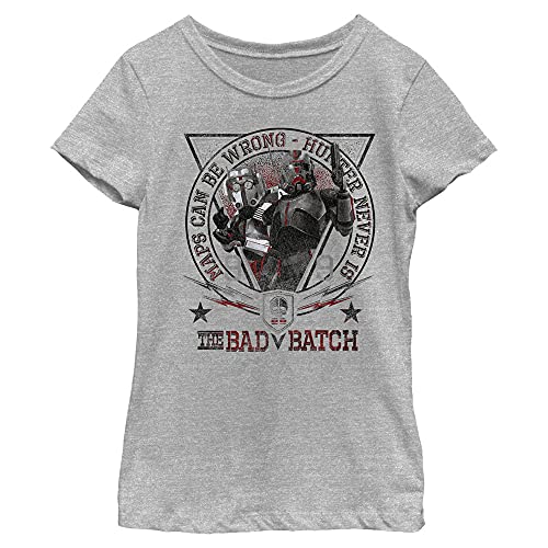 T-shirt Star Wars Bad Batch fille gris chiné taille L crew tee