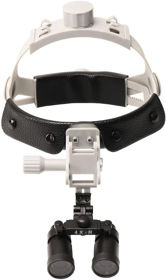 4X-R Portable Headband Type Bonicular Loupes Magnifier Optical Glasses DY-400-H