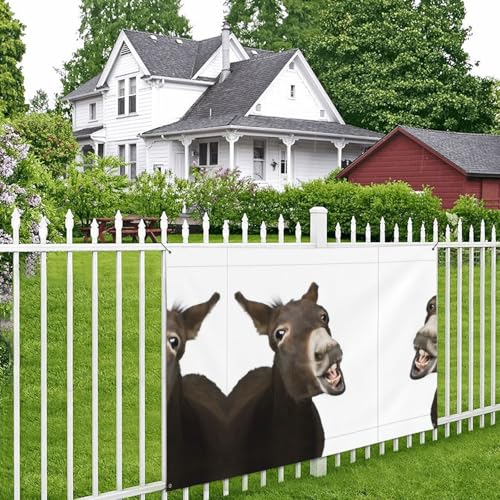 Drapeaux imprimés âne pour une décoration de maison douce et festive