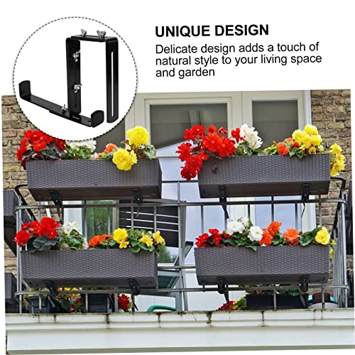 Support pot de fleur extérieur pour aménager un balcon fleuri - 5