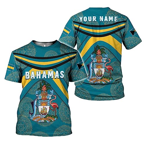 T-shirt Respirant Bahamas Manches Courtes Col Rond pour le Sport