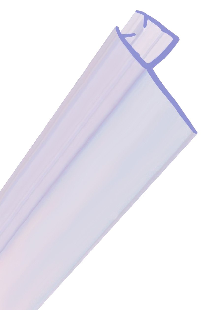 Duschdichtung Für Duschtrennwände IX-15: 6-8mm Stärke, 200cm Lang, UV-beständig & Einfach Zu Kürzen
