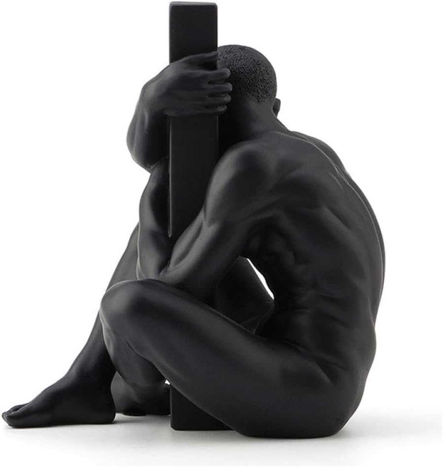 Sculpture LLSJF Appreciation Bust Statue Art Men Creative Decoration Ornaments