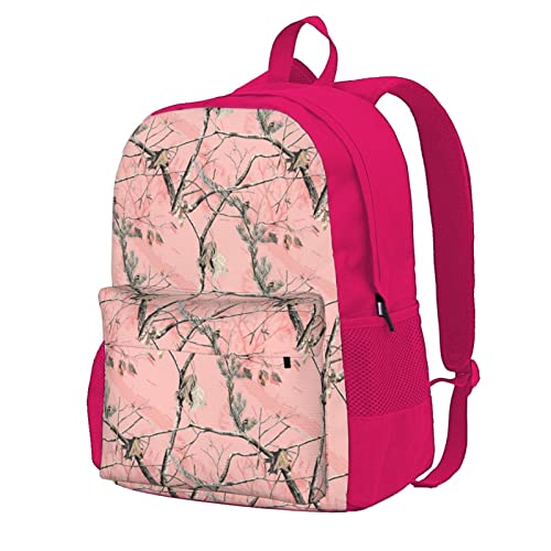 Sac à dos tendance décontracté rose et camouflage pour vos voyages et sorties en ville