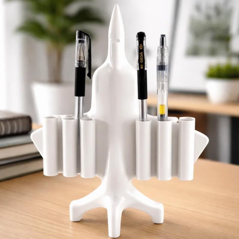Fighter Jet Pen Holder, Fighter Aircraft Pen Stand, F117, Office Desk Pen Holder, Corporate Gift, Aviation Gift, Pilot Gift, Air Force Gift, Military Desk Decor, 3D Printed Pen Holder