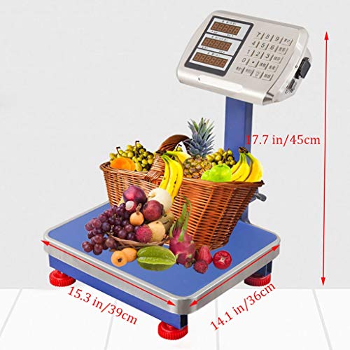 Báscula Industrial Plegable Digital Plataforma 60kg miniatura 2