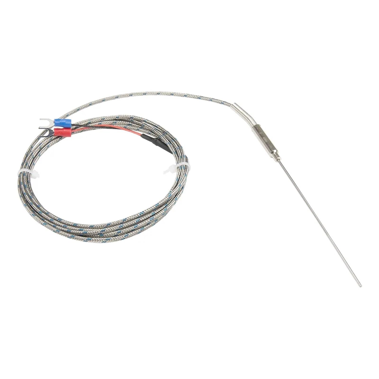 Termopar tipo J FTARP08 con sonda de 1.5mm y cable trenzado de 2m 5