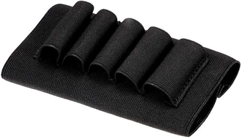 Miniatura 3 de Alta Elasticidad Escopeta Butt Stock 1220 GA Shell Cartucho Titular 5 Shellspara Escopeta Shell Holder