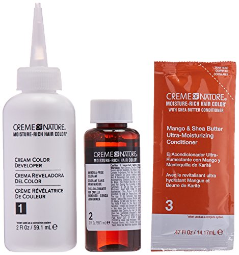 Creme Of Nature Moisture Rich Hair Color Kit, C10 Jet Black, 1 Application #TOP2