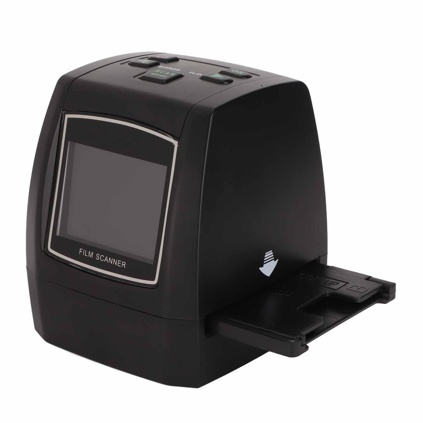 Scanner de Films et de Diapositives, Scanner de Diapositives de Film Numérique, Convertit Les Négatifs 35 Mm, 126KPK, 110, Super 8 135 126 110 Diapositives en JPEG 22MP (Prise UE