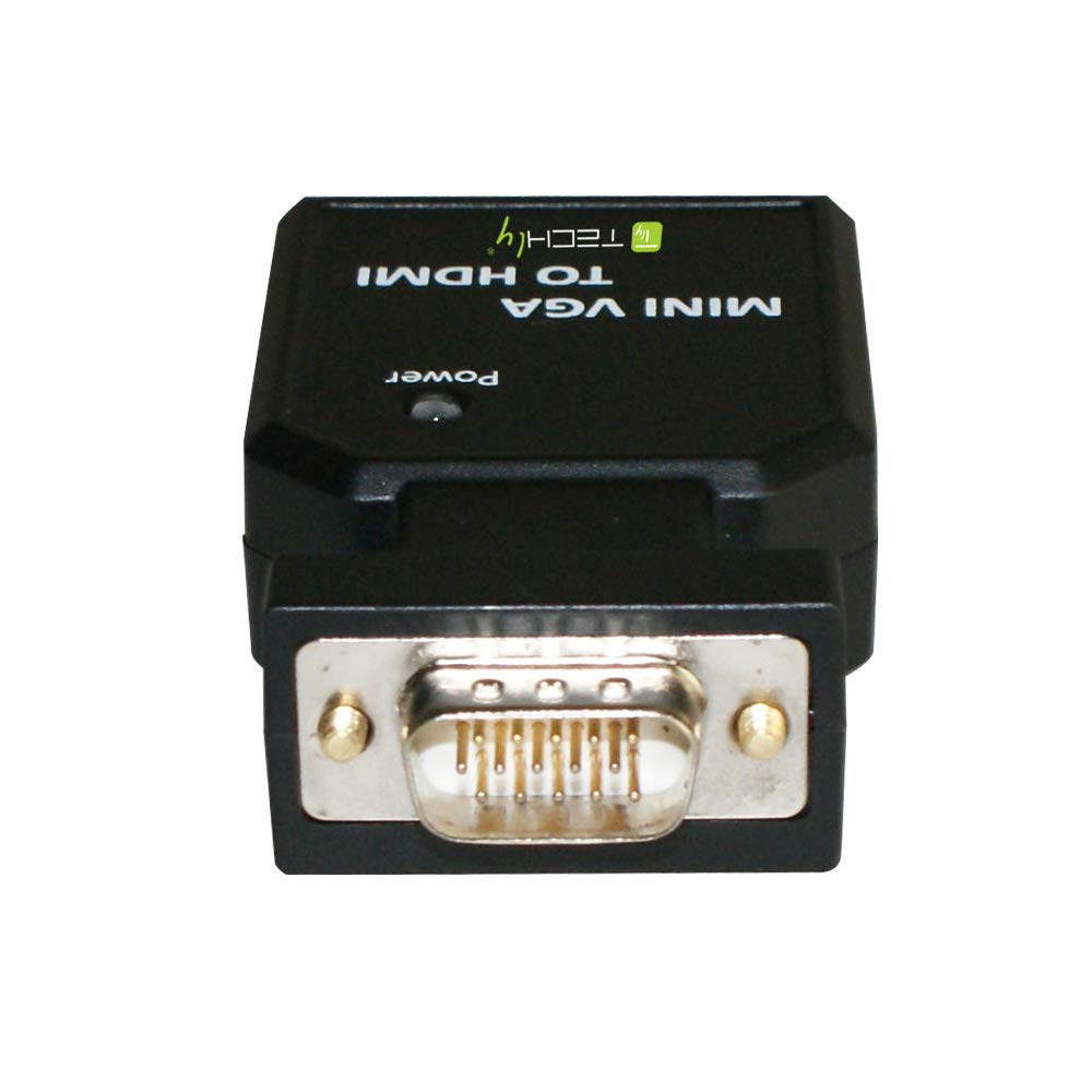 Techly IDATA VGA-HDMINI konwerter HDMI mini, czarny
