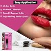 Lip Elegance Lipstick Sealer - Long Lasting Lipstick Sealer with Brush Applicator - Waterproof, Smudge Proof, Oilproof - All Day Liplock Effect 0.17 Fl Oz
