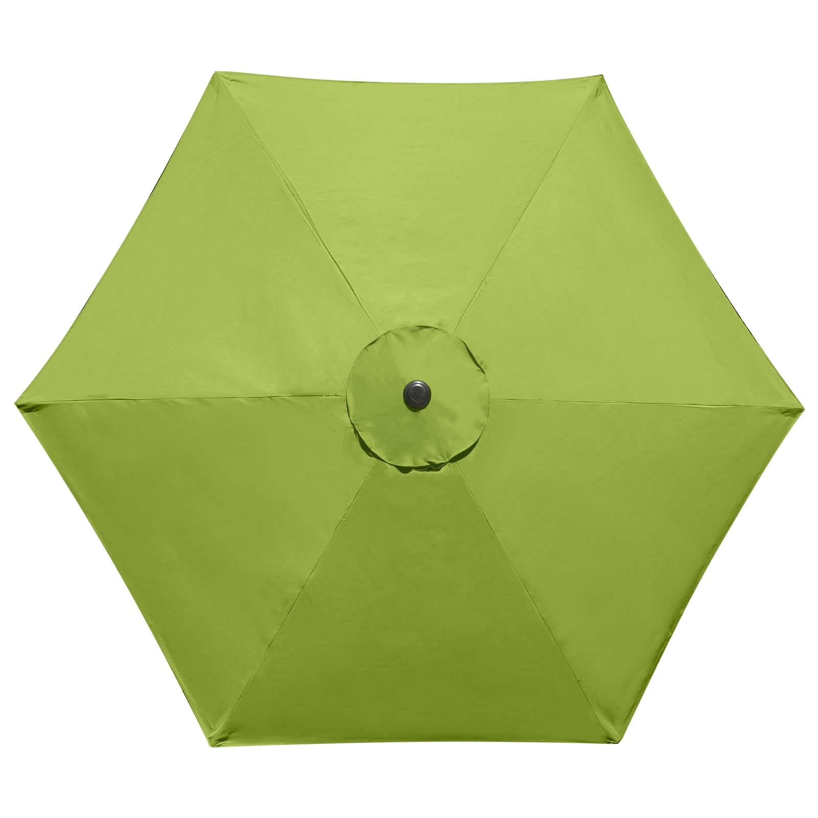 YOUGE OUTDOOR Parasol Replacement Canopy 2.7 Meter for Patio Umbrella 6 Ribs, Waterproof and UV Resistant,Umbrella Fabric Cover, Garden Umbrella Cloth,Canopy Only, (Sage Green, 2.7m6ribs) — image 1