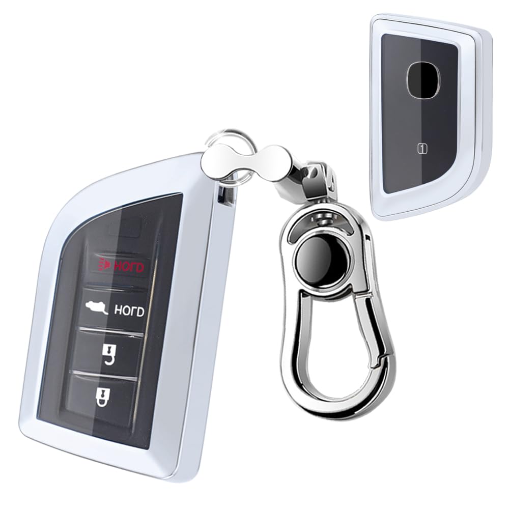 K LAKEY Key Fob Cover for Acura, Compatible with 2022 2023 Acura RDX Inggera MDX RDX, Remote Key Fob Silicone TPU, Protective Key Fob Cover, Case