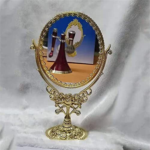 Grands miroirs de bureau en métal ciselé et verre haute définition