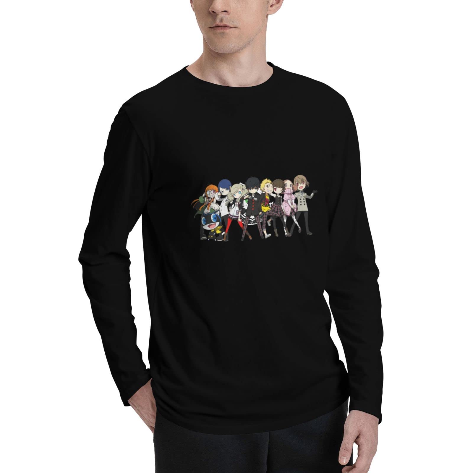 Amazon.co.jp: 長袖 Tシャツ メンズ ロングtシャツ ペルソナ 5 綿100