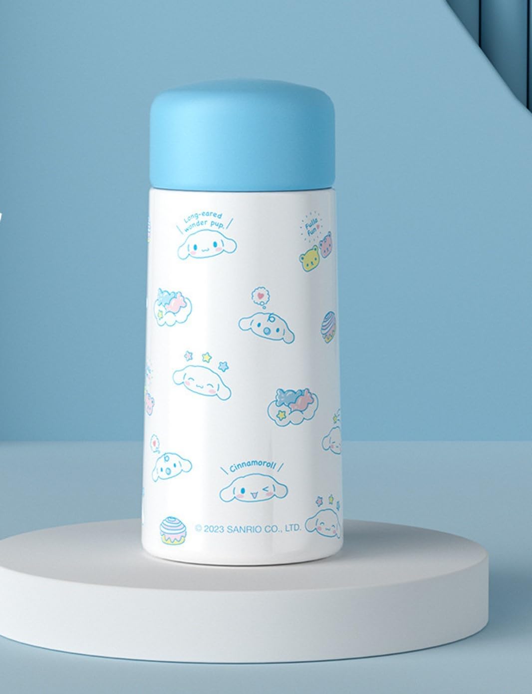 Cinnamoroll Mini Stainless Steel Insulated Water Bottle 150ml - Blue - Image 3