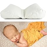 Newborn Photography Poser Pillow Props | 2 PC Wedge Shaped Adjustable Baby Posing Pillows | Infant Butterfly Wheat Positioner Pillow Photo Prop | Basket Filler | 2018 Design & Quality Girl Or Boy (1)