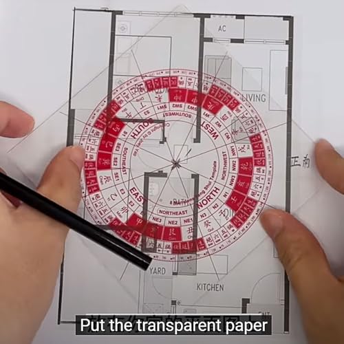 Regla Feng Shui Transparente de Acrílico miniatura 4