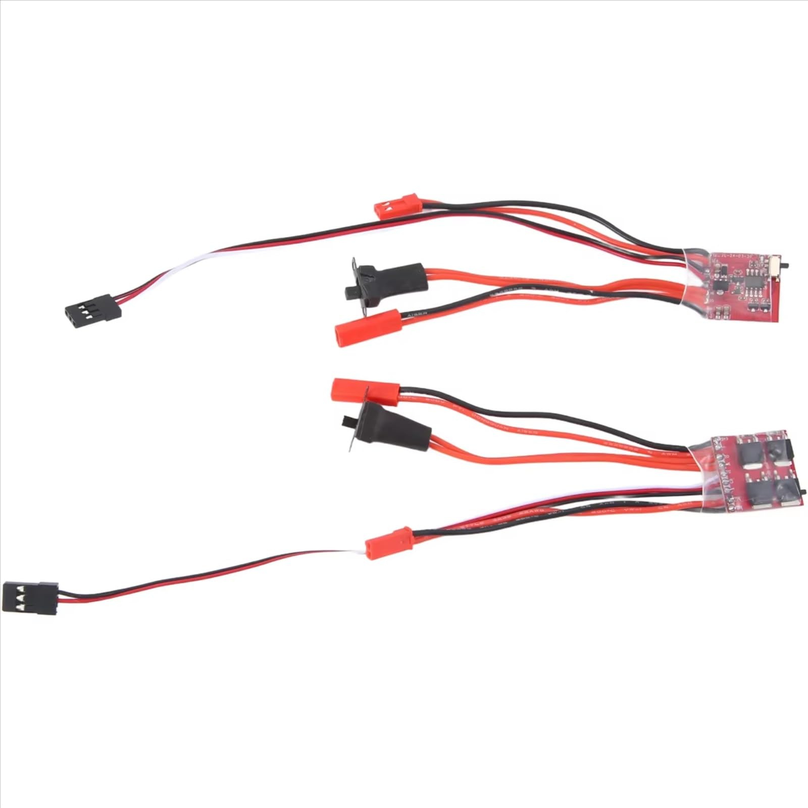 Veicolo ESC RC Per 1/16 1/18 1/24 30A 2 Pezzi RC Auto Per Carro Armato Pratico ESC Avanti Retromarcia Spazzola Freno Doppio Modo ESC Regolatore Velocità Motore Parti